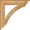 Ekena Millwork Thorton Traditional Rough Sawn Bracket, Western Red Cedar, 6"W x 38"D x 38"H BKT06X38X38THR01RWR - alternate 4